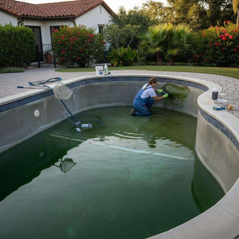 Pool Algae Removal